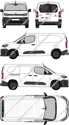 Citroën Berlingo Kastenwagen, 2018–2024 (Citr_436)