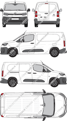 Citroën Berlingo furgone, 2018–2024 (Citr_446)