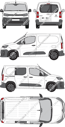 Citroën Berlingo furgón, 2018–2024 (Citr_449)