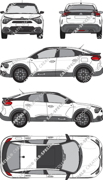 Citroën ë-C4, 2020–2025 (Citr_463)