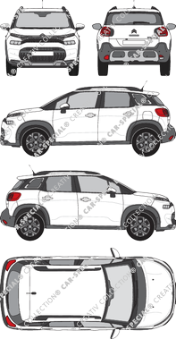 Citroën C3 Aircross, Aircross, Kombi, 5 Doors (2021)
