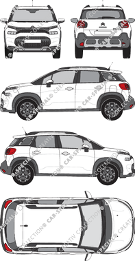 Citroën C3 Aircross station wagon, attuale (a partire da 2021) (Citr_465)