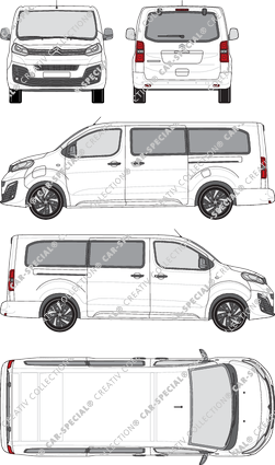 Citroën ë-Spacetourer Minibus, current (since 2020) (Citr_489)