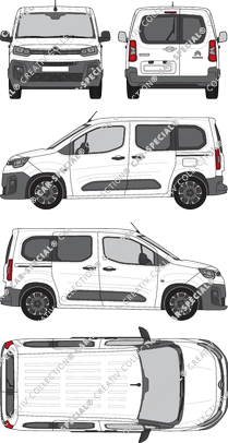 Citroën Berlingo fourgon, 2018–2024 (Citr_528)