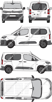 Citroën Berlingo van/transporter, 2018–2024 (Citr_529)