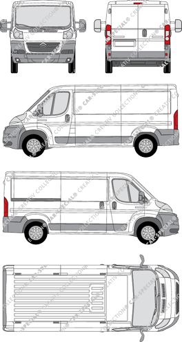 Citroën Relay van/transporter, 2006–2014 (Citr_568)