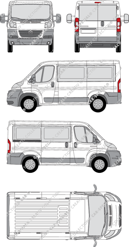 Citroën Relay minibus, 2006–2014 (Citr_586)