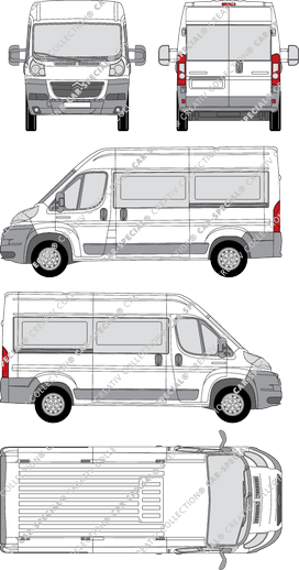 Citroën Relay minibus, 2006–2014 (Citr_591)