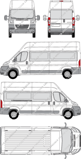 Citroën Relay minibus, 2006–2014 (Citr_594)