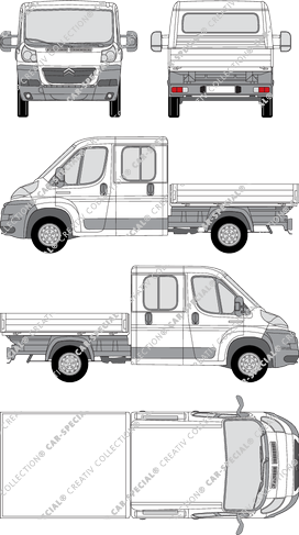 Citroën Relay, Pritsche, L2, Doppelkabine (2006)