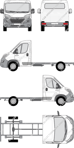 Citroën Relay, Chassis for superstructures, L2, single cab (2014)