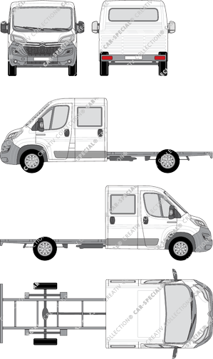 Citroën Relay, Chassis for superstructures, L4, double cab (2014)