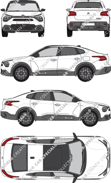 Citroën ë-C4 X, 2023–2025 (Citr_812)