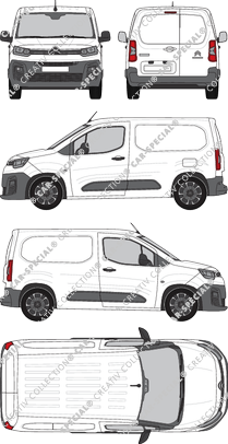 Citroën Berlingo fourgon, 2018–2024 (Citr_814)