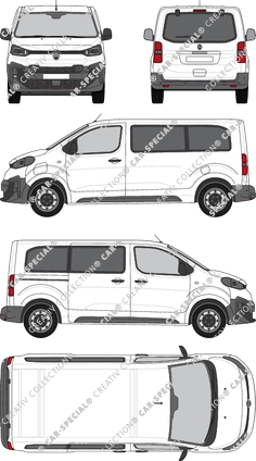 Citroën ë-Jumpy minibus, current (since 2024) (Citr_833)