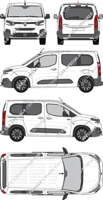 Citroën Berlingo XTR, furgone, Rear Flap, 1 Sliding Door (2024)