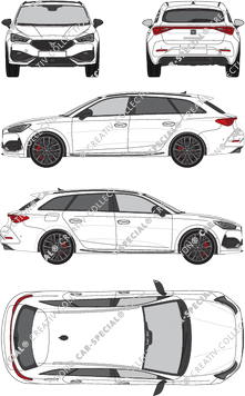 Cupra Leon Sportstourer Station wagon, current (since 2020) (Cupr_003)