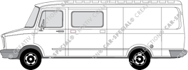 DAF VA 428 ET furgón
