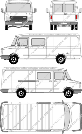 DAF VA 435 EN/VA 435 ET, Kasten