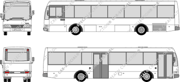 DAF SB 220 - GS GS autobús de línea, GS autobús de línea, bus