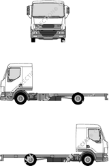 DAF LF 45 6-12 t, LF 45, 6-12 t, Fahrgestell für Aufbauten, Fernverkehr-Fahrerhaus (2001)