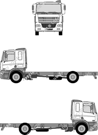 DAF CF Fahrgestell für Aufbauten, 2005–2013 (DAF_031)
