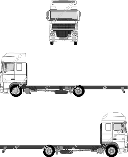 DAF XF Châssis pour superstructures, 2002–2006 (DAF_034)