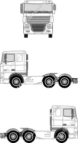 DAF XF tracteur de semi remorque, 2006–2013 (DAF_035)