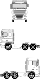 DAF XF, Sattelzugmaschine, XH-Fahrerhaus (2006)