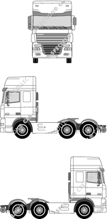 DAF XF tracteur de semi remorque, 2006–2013 (DAF_037)