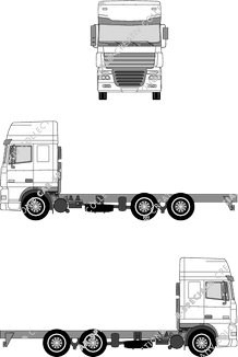 DAF XF Chassis for superstructures, 2006–2013 (DAF_040)