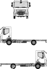 DAF LF Chassis for superstructures, 2013–2009 (DAF_045)