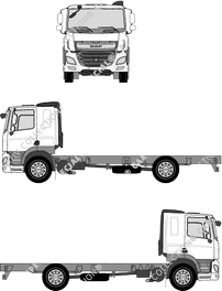 DAF CF Fahrgestell für Aufbauten, ab 2013 (DAF_050)