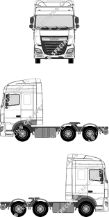 DAF XF tracteur de semi remorque, 2013–2021 (DAF_055)