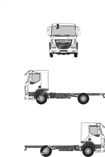 DAF LF Fahrgestell für Aufbauten, aktuell (seit 2018) (DAF_071)