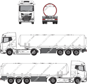 DAF XG Tractor unit with semi-trailer, current (since 2021) (DAF_083)