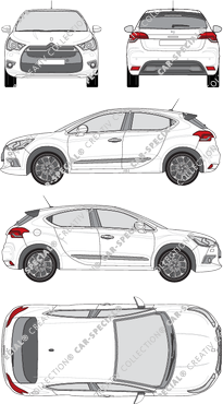 DS Automobiles DS 4 Hatchback, 2011–2016 (DS_002)