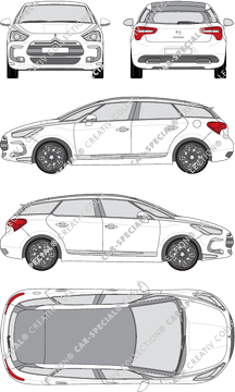 DS Automobiles DS 5 Kombilimousine, 2012–2015 (DS_003)