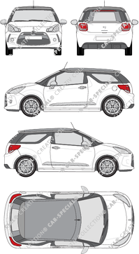 DS Automobiles DS 3 Descapotable, 2013–2016 (DS_004)