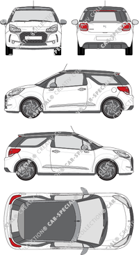 DS Automobiles DS 3 Cabrio, 2016–2019 (DS_006)