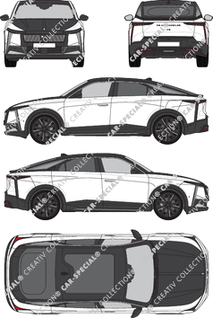 DS Automobiles No.8 combi berline, actuel (depuis 2025) (DS_017)