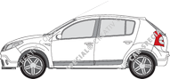Dacia Sandero, 2008–2013