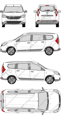 Dacia Lodgy, combi, 5 Doors (2012)