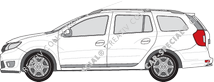 Dacia Logan MCV personenvervoer, 2013–2017