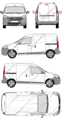 Dacia Dokker furgone, a partire da 2012 (Daci_018)