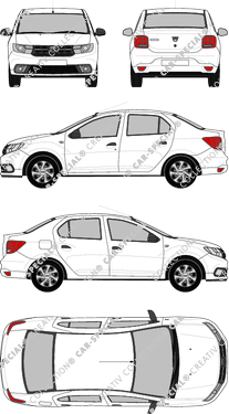 Dacia Logan, 2016–2020 (Daci_023)