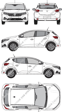 Dacia Sandero, 2021–2022 (Daci_028)