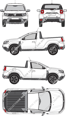 Dacia Duster Pick-up, attuale (a partire da 2021) (Daci_030)