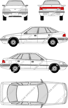 Daewoo Espero Limousine, 1991–1999 (Daew_001)