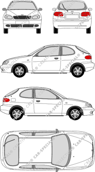 Daewoo Lanos, Kombilimousine, 3 Doors (2000)